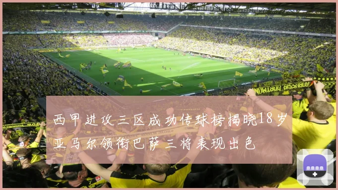 西甲进攻三区成功传球榜揭晓18岁亚马尔领衔巴萨三将表现出色